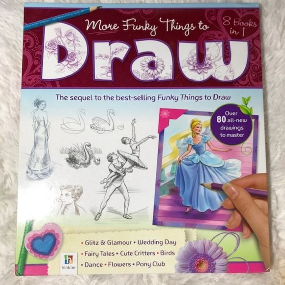 Hinkler More Funky Ways to Draw & You Can Draw Instruction Book Set - Picture 2 of 15